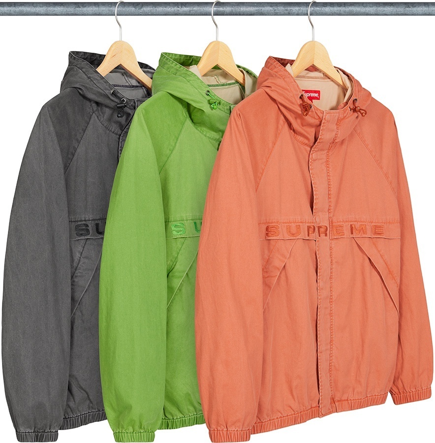 Overdyed Twill Hooded Jacket
